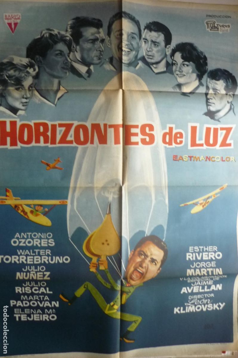 Cine: cartel de cine 1 x7o horizontes de luz a.ozores