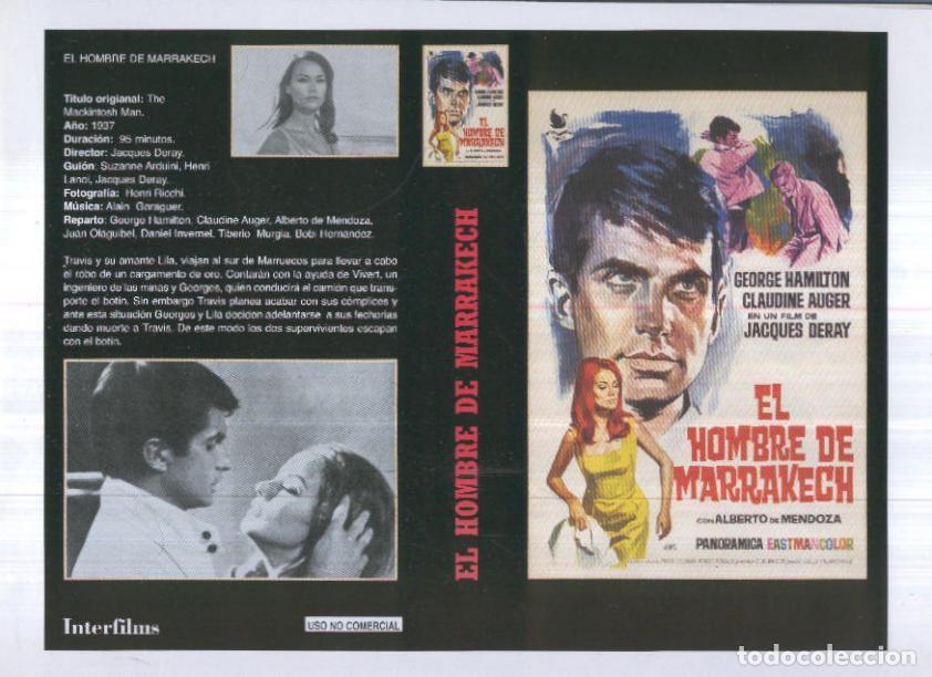 Cinema: Caratula cine 30x22 cm: El hombre de Marrakech y La hora de los valientes - Varios