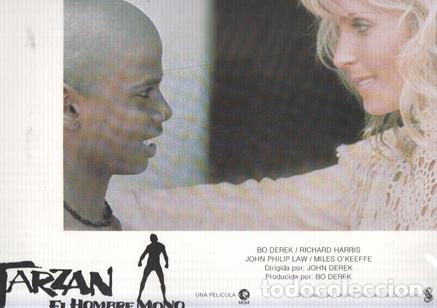 Cinema: Caratula de cine: TARZAN: EL HOMBRE MONO / Tarzan: The Ape Man, (numerado 04 en trasera) - John Dere
