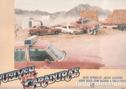 Cinema: Caratula de cine: VUELVEN LOS CARADURAS / Smokey and the Bandit II (numerado 04 en trasera) - Hal Ne