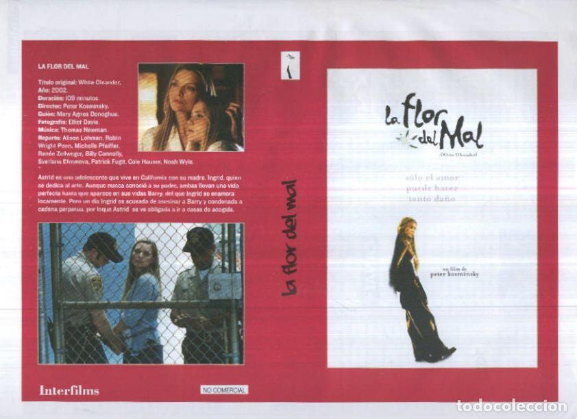 Cinema: Caratula cine 30x22 cm: La flor del mal - Varios