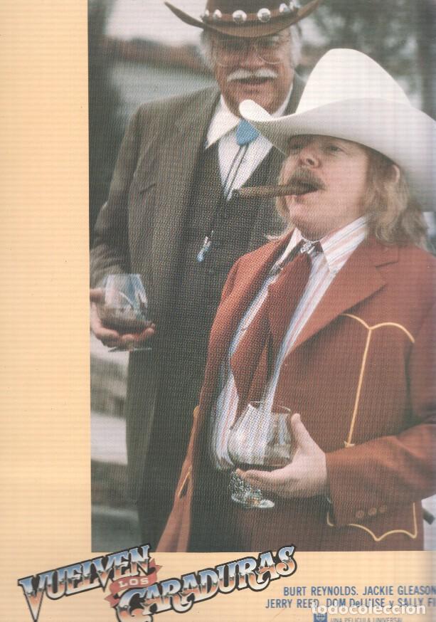 Cinema: Caratula de cine: VUELVEN LOS CARADURAS / Smokey and the Bandit II (numerado 09 en trasera) - Hal Ne