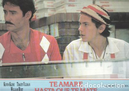 Cinema: Caratula de cine: TE AMARE HASTA QUE TE MATE / I Love You to Death (numerado 03 en trasera) - Lawren