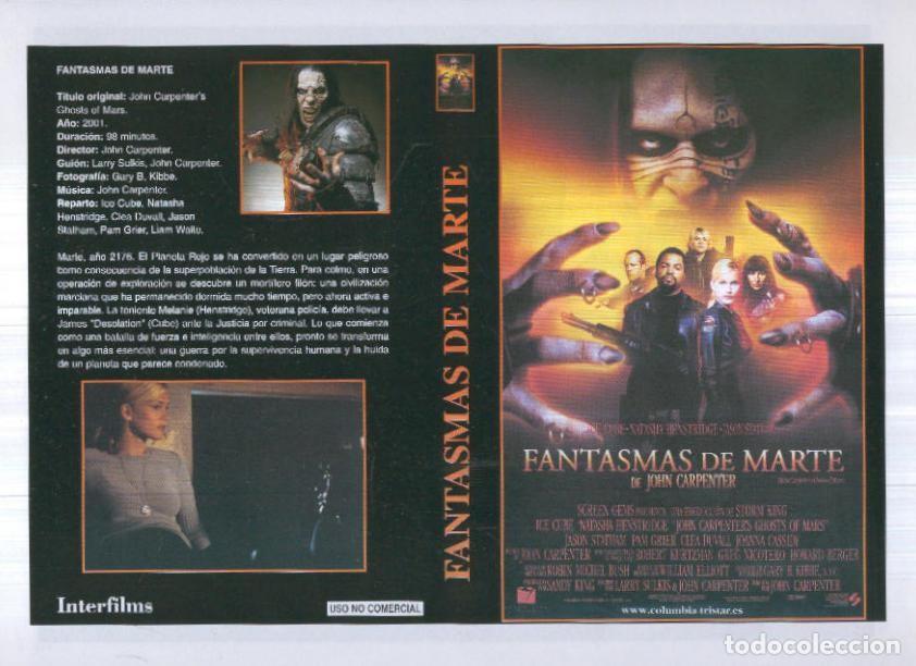 Cinema: Caratula cine 30x22 cm: Fantasmas de Marte y Colega,donde esta mi coche - Varios
