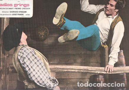 Cinema: Caratula de cine: ADIOS GRINGO / Adios gringo (numerado 04 en trasera) - Giorgio Stegani