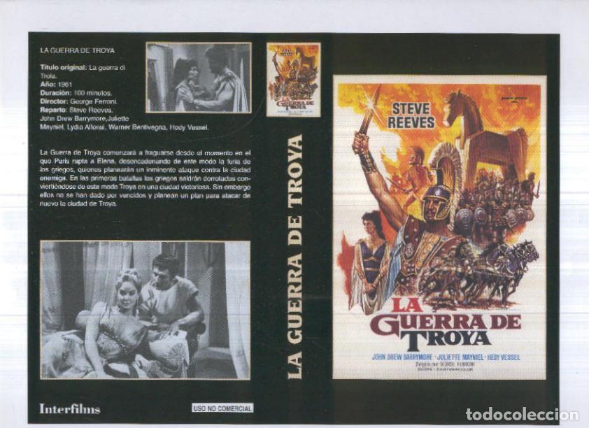 Cinema: Caratula cine 30x22 cm: La guerra de Troya y Ghost Dog el camino del samurai - Varios