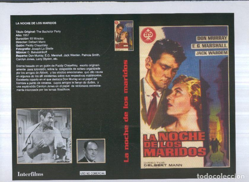 Cinema: Caratula cine 30x22 cm: La noche de los maridos - Varios