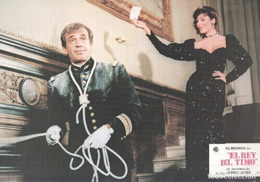 Cin&eacute;ma: Caratula de cine: EL REY DEL TIMO / Le guignolo, (numerado 06 en trasera) - Georges Lautner