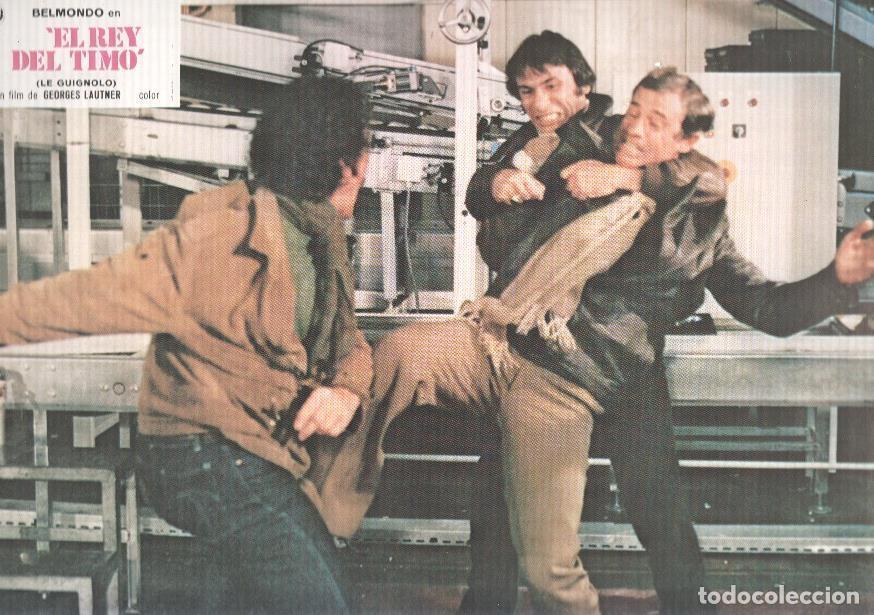 Cin&eacute;ma: Caratula de cine: EL REY DEL TIMO / Le guignolo, (numerado 01 en trasera) - Georges Lautner