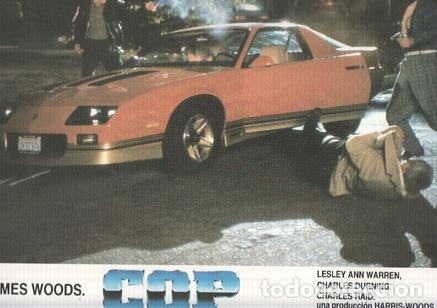 Cin&eacute;ma: Caratula de cine: COP, CON LA LEY O SIN ELLA / Cop (numerado 04 en trasera) - James B. Harris