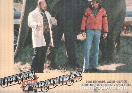 Cinema: Caratula de cine: VUELVEN LOS CARADURAS / Smokey and the Bandit II (numerado 06 en trasera) - Hal Ne