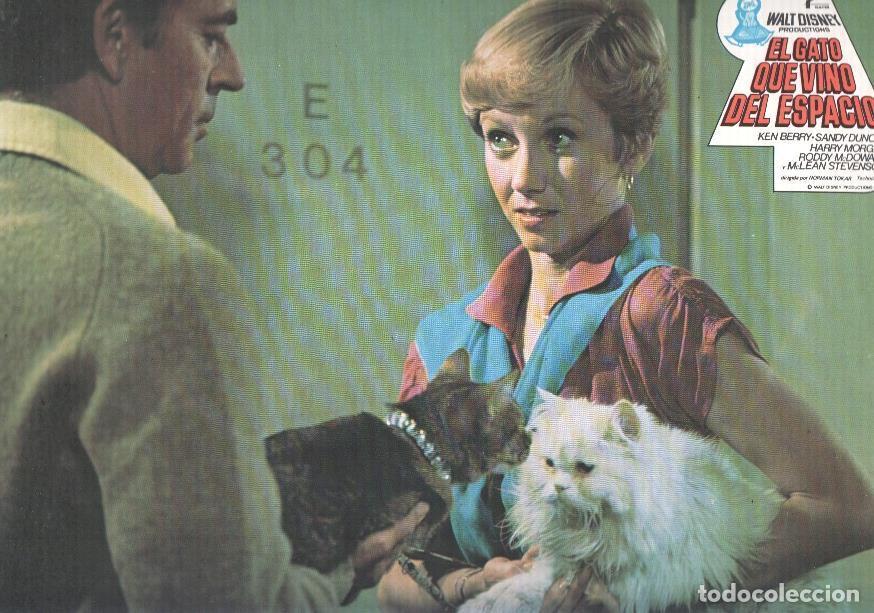 Cinema: Caratula de cine: EL GATO QUE VINO DEL ESPACIO / The Cat from Outer Space (numerado 03 en trasera)