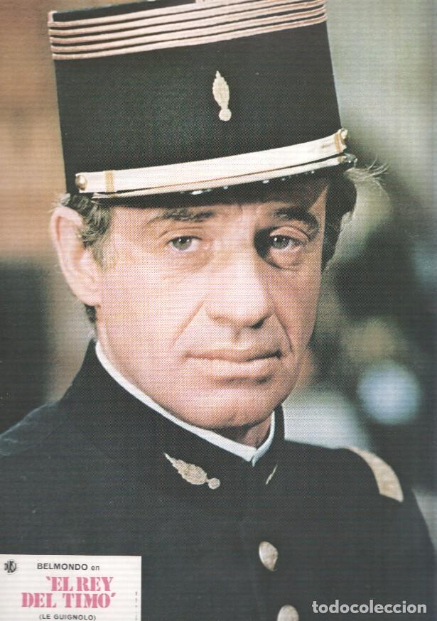 Cinema: Caratula de cine: EL REY DEL TIMO / Le guignolo, (numerado 09 en trasera) - Georges Lautner