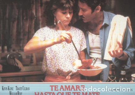Kino: Caratula de cine: TE AMARE HASTA QUE TE MATE / I Love You to Death (numerado 02 en trasera) - Lawren