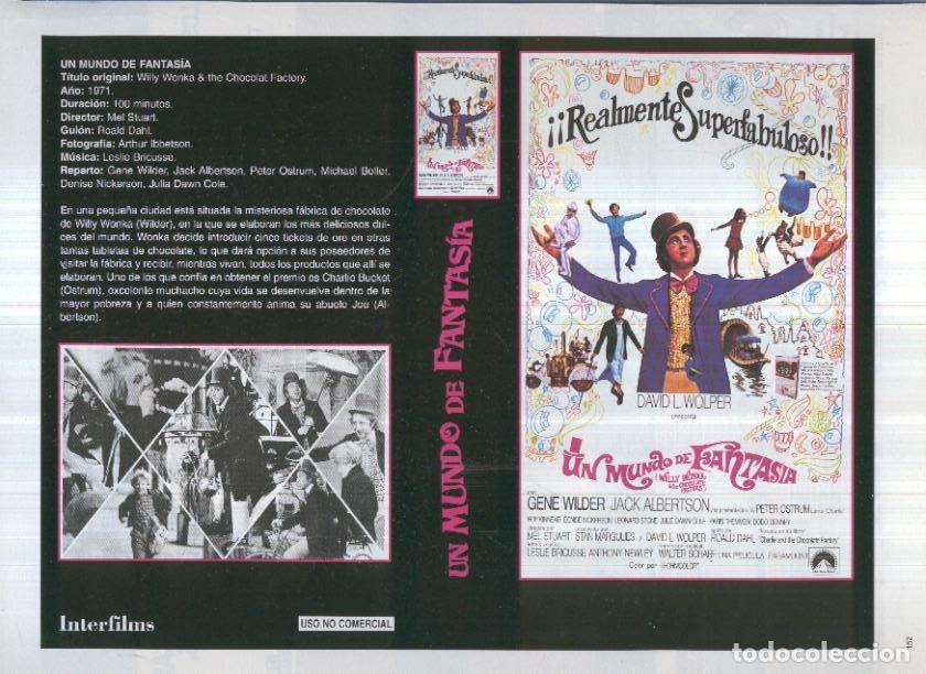 Kino: Caratula cine 30x22 cm: Un mundo de fantasia - Varios