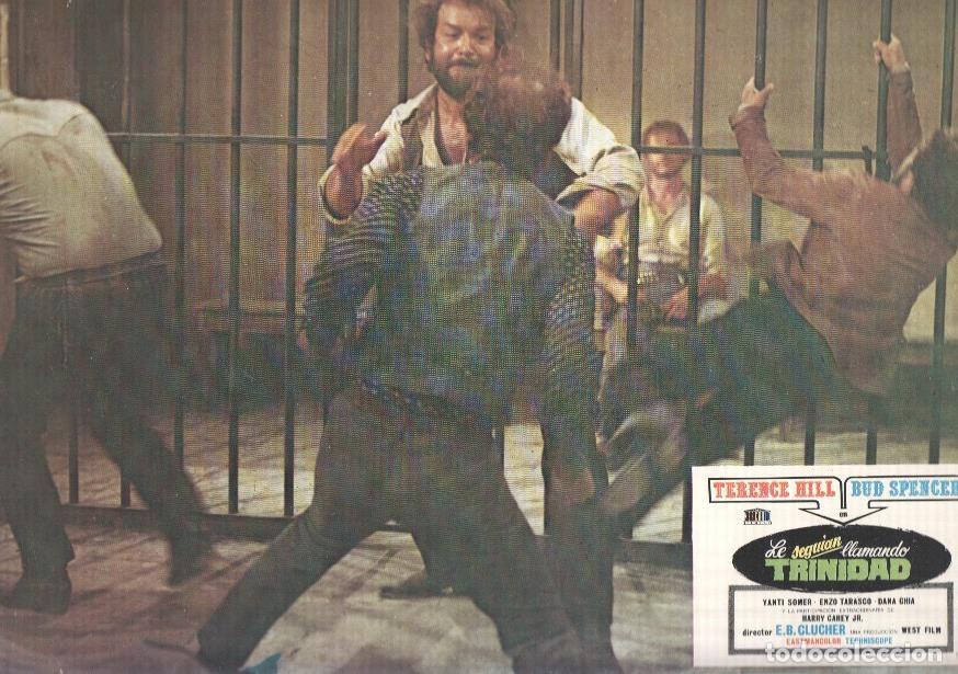 Cin&eacute;ma: Caratula de cine: LE SEGUIAN LLAMANDO TRINIDAD (numerado 07 en trasera) - Enzo Barboni