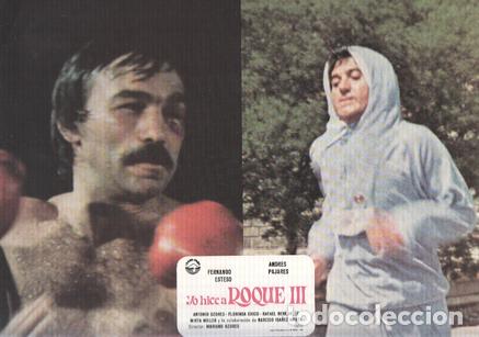 Cin&eacute;ma: Caratula de cine: YO HICE A ROQUE III (numerado 07 en trasera) - Mariano Ozores