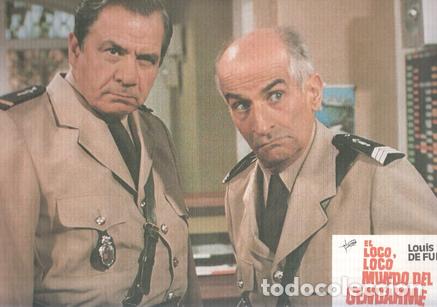 Cin&eacute;ma: Caratula de cine: EL LOCO LOCO MUNDO DEL GENDARME (numerado 07 en trasera) - Jean Girault y Tony Abo