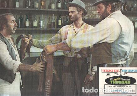 Cin&eacute;ma: Caratula de cine: LE SEGUIAN LLAMANDO TRINIDAD (numerado 09 en trasera) - Enzo Barboni
