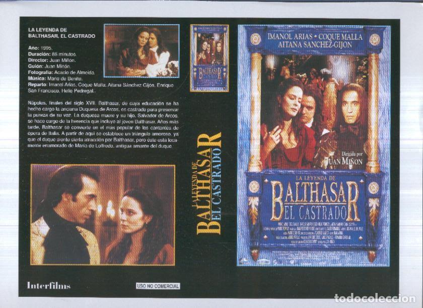 Cinema: Caratula cine 30x22 cm: La leyenda de Balthasar el castrado - Varios