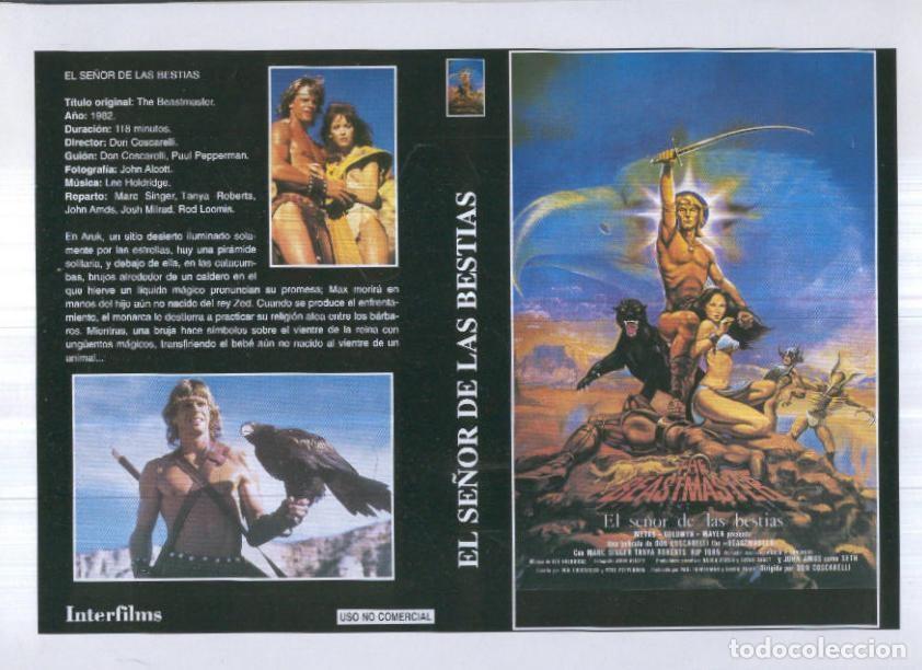 Cinema: Caratula cine 30x22 cm: El se&ntilde;or de las bestias y En que piensan las mujeres - Varios