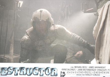 Cinema: Caratula de cine: DESTRUCTOR / Battletruck, (numerado 11 en trasera) - Harley Cokliss