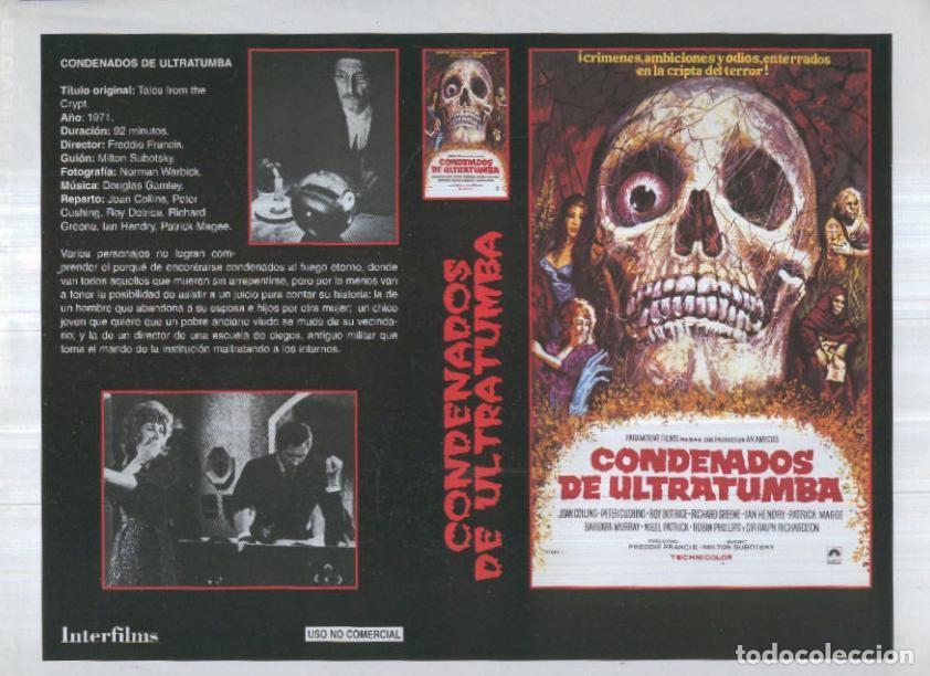 Cinema: Caratula cine 30x22 cm: Condenados de Ultratumba - Varios