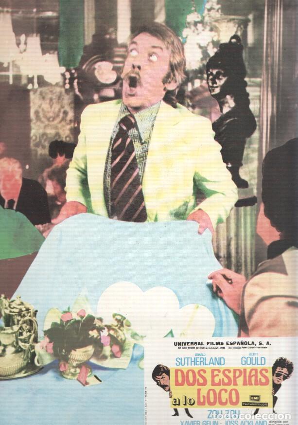 Cin&eacute;ma: Caratula de cine: DOS ESPIAS A LO LOCO / Spys (numerado 06 en trasera) - Irvin Kershner