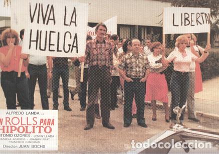 Cinema: Caratula de cine: UN ROLLS PARA HIPOLITO, (numerado 08 en trasera) - Juan Bochs