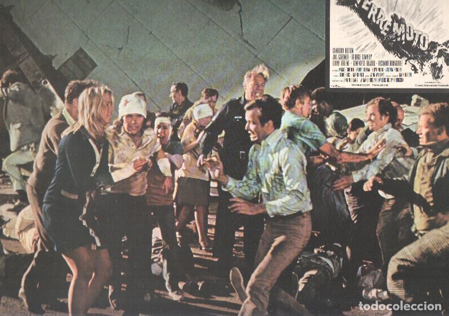 Cinema: Caratula de cine: TERREMOTO / Earthquake , (numerado 12 en trasera) - Mark Robson