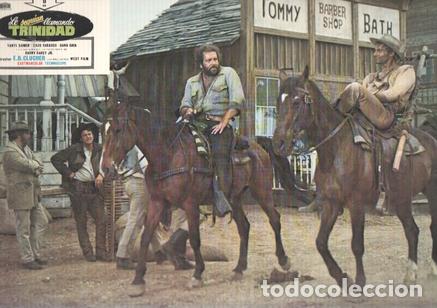Cin&eacute;ma: Caratula de cine: LE SEGUIAN LLAMANDO TRINIDAD (numerado 08 en trasera) - Enzo Barboni