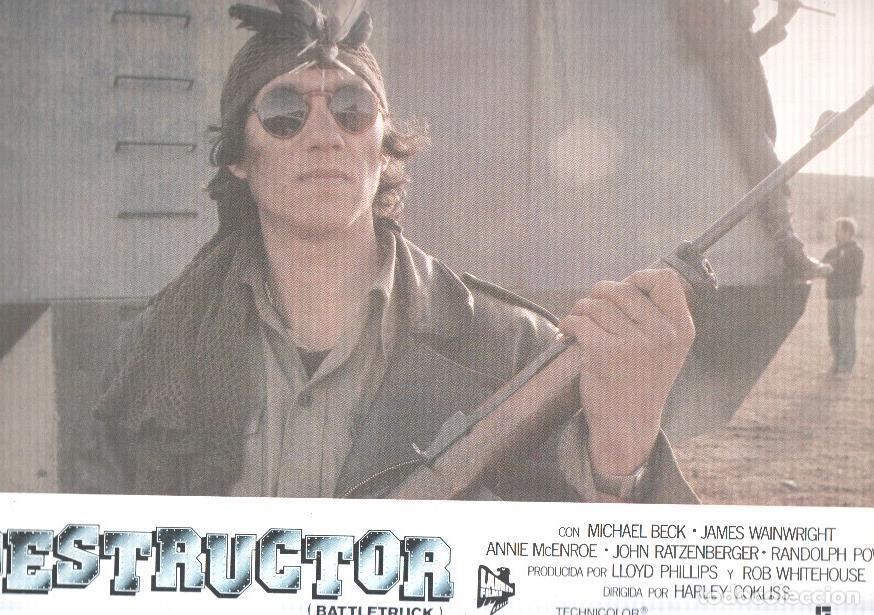 Cin&eacute;ma: Caratula de cine: DESTRUCTOR / Battletruck, (numerado 09 en trasera) - Harley Cokliss