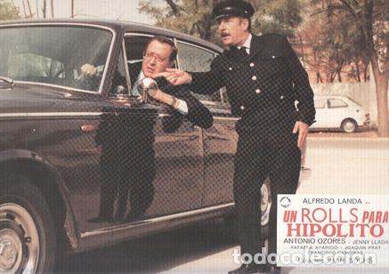Cinema: Caratula de cine: UN ROLLS PARA HIPOLITO, (numerado 11 en trasera) - Juan Bochs