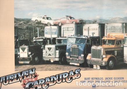 Cinema: Caratula de cine: VUELVEN LOS CARADURAS / Smokey and the Bandit II (numerado 10 en trasera) - Hal Ne