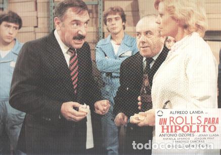 Cinema: Caratula de cine: UN ROLLS PARA HIPOLITO, (numerado 02 en trasera) - Juan Bochs