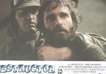 Cinema: Caratula de cine: DESTRUCTOR / Battletruck, (numerado 07 en trasera) - Harley Cokliss