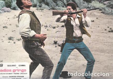 Cin&eacute;ma: Caratula de cine: ADIOS GRINGO / Adios gringo (numerado 02 en trasera) - Giorgio Stegani