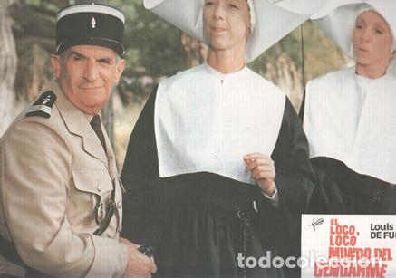 Cin&eacute;ma: Caratula de cine: EL LOCO LOCO MUNDO DEL GENDARME (numerado 01 en trasera) - Jean Girault y Tony Abo