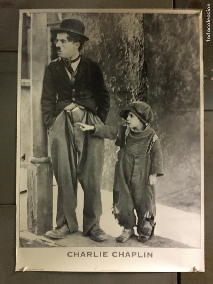 Cine: R0218 CHARLES CHAPLIN JACKIE COOGAN EL CHICO POSTER 60X90 h0