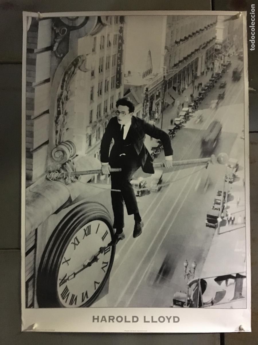 Cine: R0219 HAROLD LLOYD EL HOMBRE MOSCA POSTER 60X90 h0