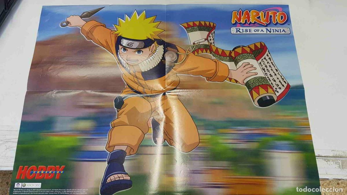 Cin&eacute;ma: Poster Doble: Halo 3 - Naruto Rise of a Ninja. Hobby Consolas. Dimensiones: 43x58 cm