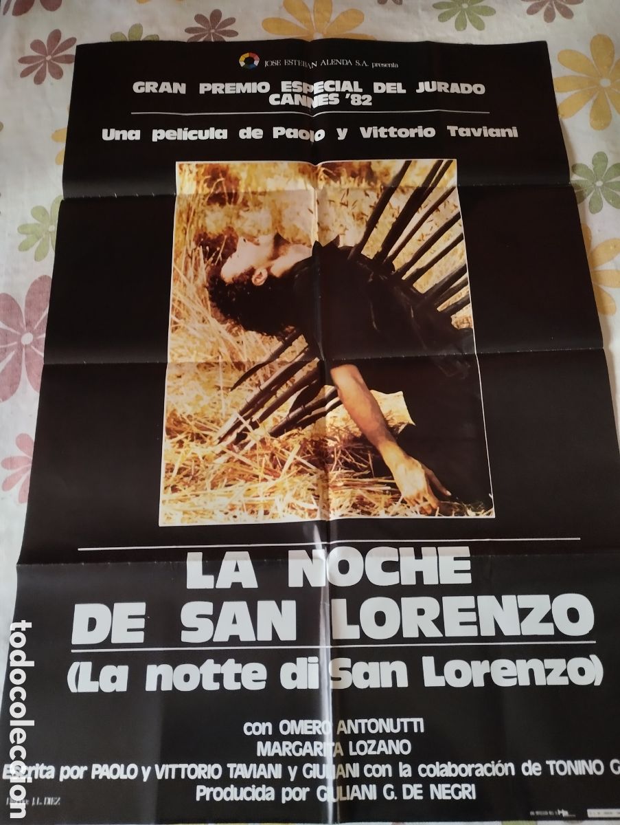 Cine: CARTEL POSTER 100 X 70 - LA NOCHE DE SAN LORENZO