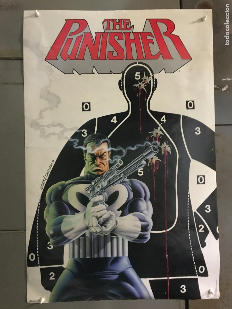 Cine: R0222 THE PUNISHER MARVEL POSTER ORIGINAL AMERICANO 56X85