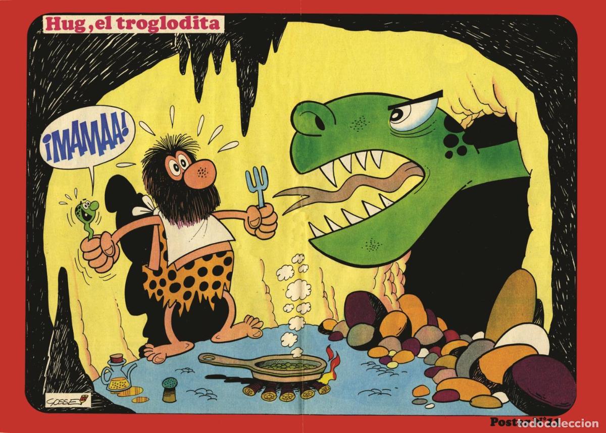 Cin&eacute;ma: Poster DIN 4 numero 0067: Hug, el troglodita (Gosset), serie Bruguera