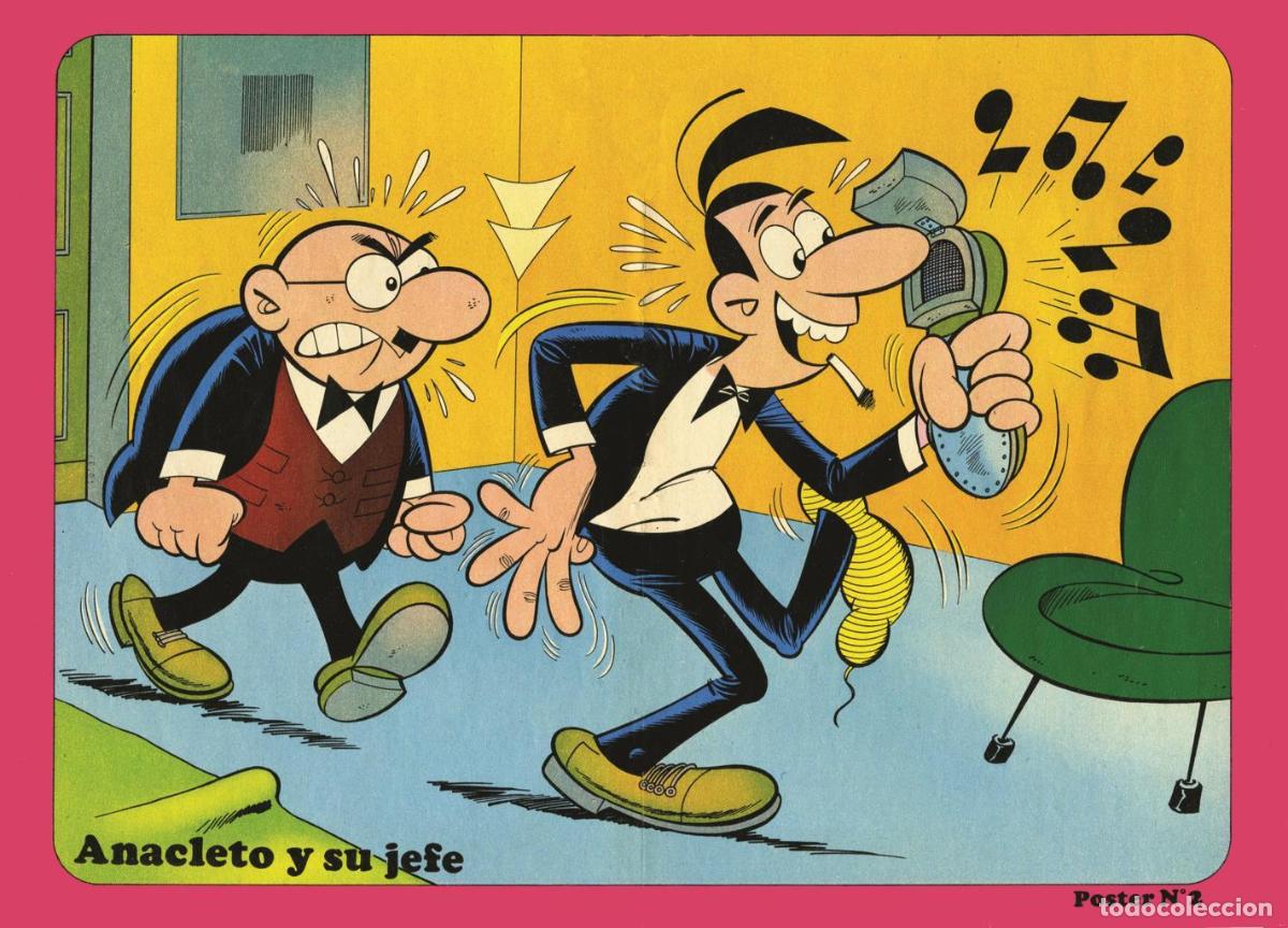 Cin&eacute;ma: Poster DIN 4 numero 057: Anacleto (Vazquez), serie Bruguera