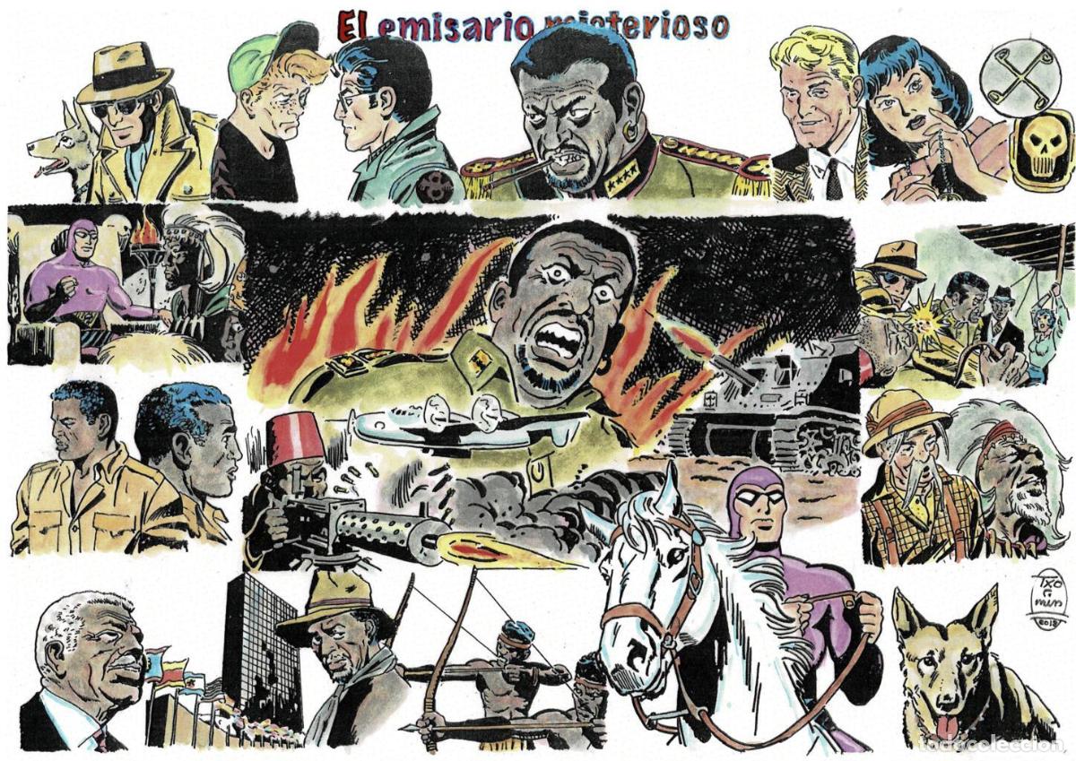 Kino: Poster DIN 4 numero 0086 serie El Hombre Enmascarado (The Phantom) modelo 11: El emisario misterioso
