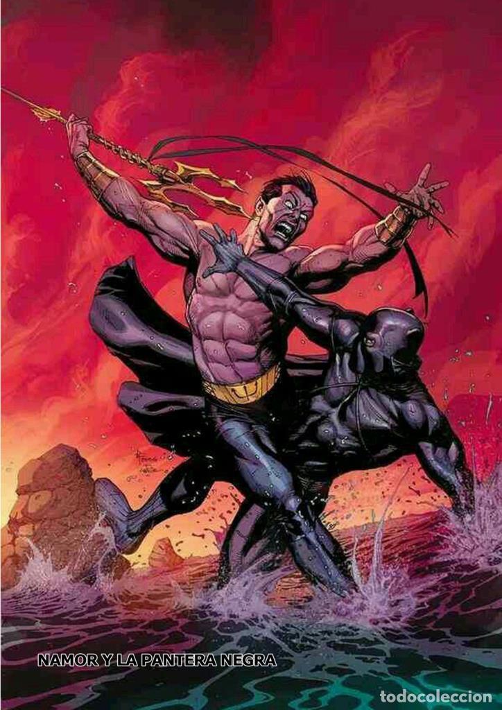 Kino: Poster DIN 4 numero 0130: Namor y la Pantera Negra, serie Superheroes