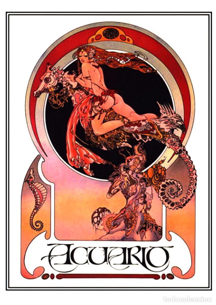 Kino: Poster DIN 4 numero 0221: Signos del Zodiaco: Acuario
