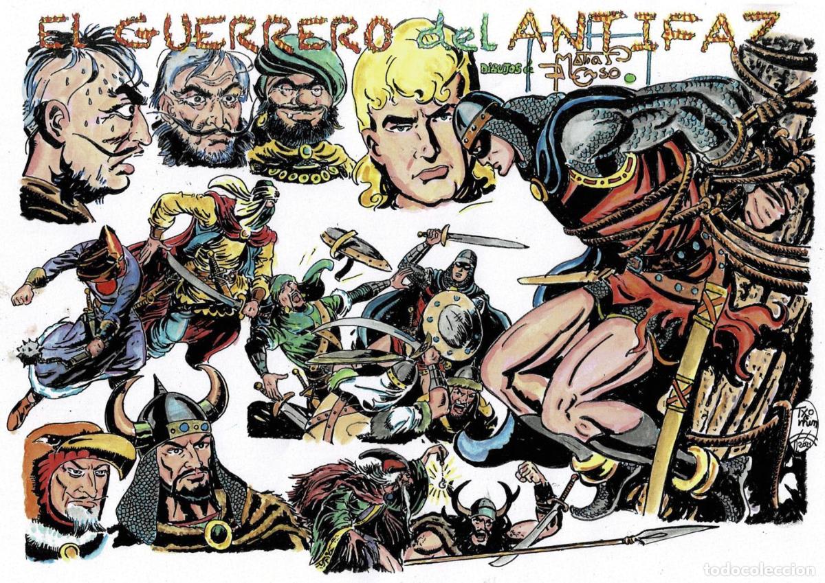 Kino: Poster DIN 4 numero 0327: El Guerrero del Antifaz, serie El Guerrero del Antifaz, visto por Txomin