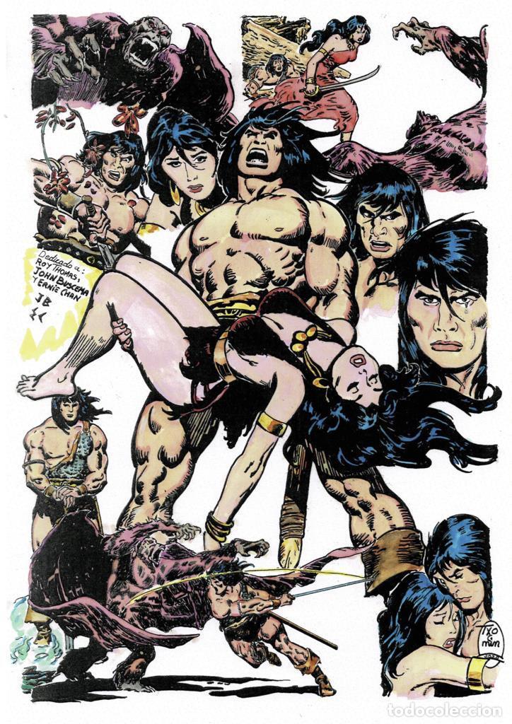 Cin&eacute;ma: Poster DIN 4 numero 0324: Conan y Belit vistos por Txomin